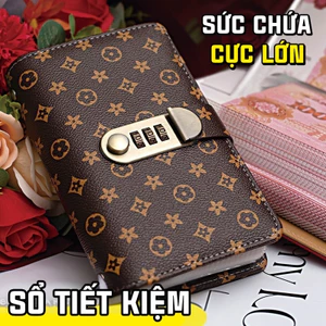 Sổ tiết kiệm đựng tiền có khóa bảo mật – 100 trang chắc chắn, mẫu mã đẹp phù hợp mọi lứa tuổi quản lý chi tiêu