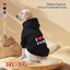Áo Hoodie cho chó lớn 3XL-9XL, tôi yêu bố in hình, phong cách chui đầu, Có 6 màu, Vải mềm, Thoải mái, thoáng khí, ấm áp, có thể giặt được, Thích hợp cho tất cả các giống chó lớn