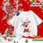 COD (Hồ Chí Minh)DREAMY BABY Sản phẩm mới Áo phông đỏ cho buổi tiệc nhóm Giáng Sinh Áo phông trẻ em 2026 M223