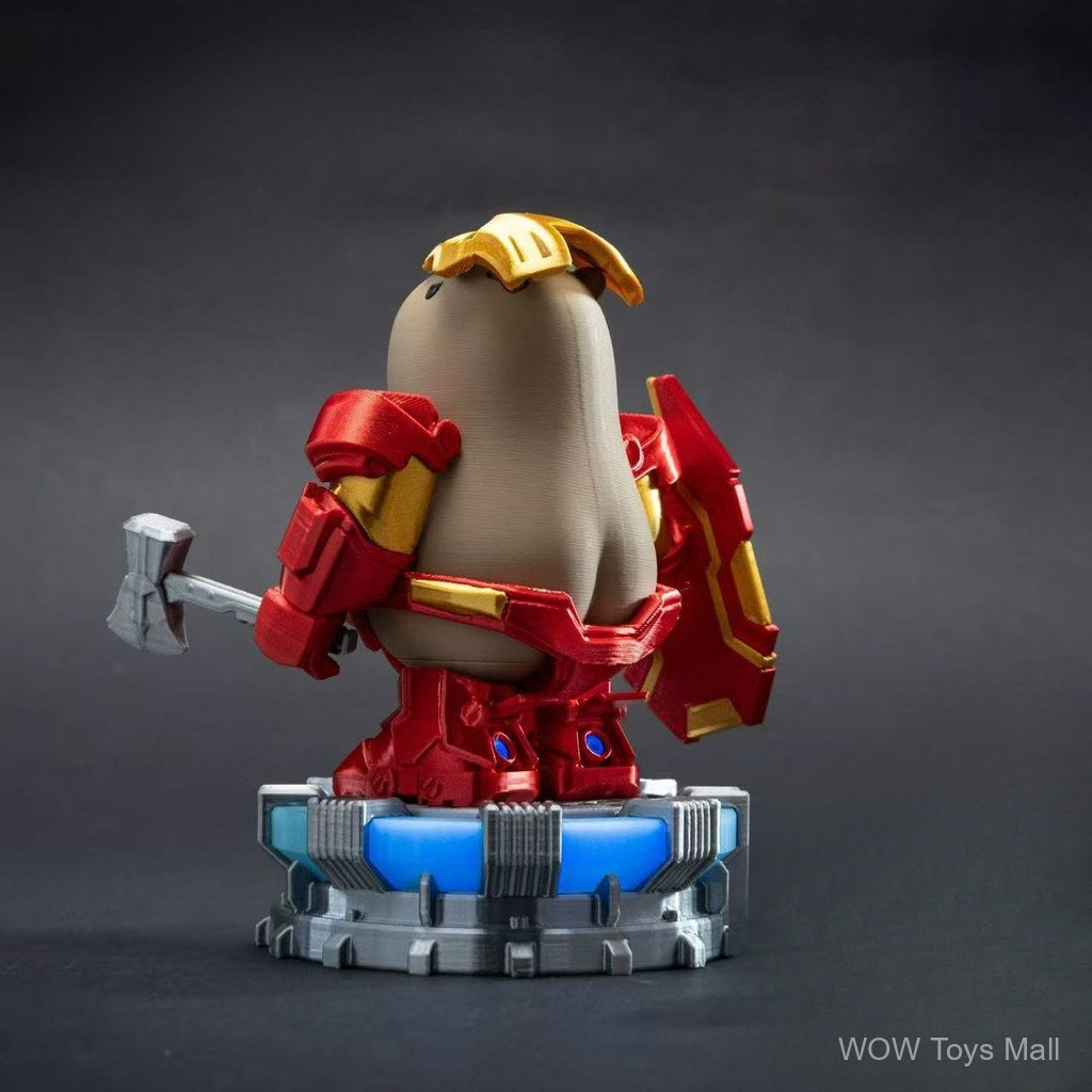Hàng sẵn có [Chính hãng] Đồ chơi giải nén búp bê Capybara từ tính Iron Man 3d In Iron Man Kapibara Trang trí máy tính để bàn Mecha Capybara mát mẻ Quà tặng làm bằng tay