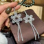 Thời Trang Hàn Quốc Tua Rua Zircon Thanh Lịch Dài Phong Cách Mới Bông Tai Bán Buôn