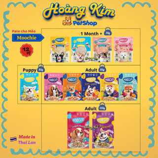 Pate Moochie Cho Chó gói lẻ nhiều vị hỗ trợ tiêu hóa, miễn dịch
