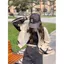 Hot Girl Wear Áo khoác đồng phục bóng chày phong cách ngắn gọn phong cách Preppy dành cho nữ