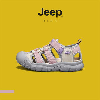 JEEP Youth Mùa Hè Giày Sandal Ngoài Trời Nam Giày Nữ Lưới Thoáng Khí Đệm Chống Trơn Trượt Giày Thường