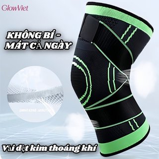 3D Nẹp Đầu Gối Hỗ Trợ Đầu Gối Nylon Spandex Nén Tay Tập Gym Chạy Xe Đạp Giảm Đau