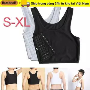 BAMBOOB 1 Cái Ngực Shaper, Đồng Tính Nữ Tomboy Corset Tank Tops, M-3XL Flat Vest Quần Lót Ngực Chất Kết Dính
