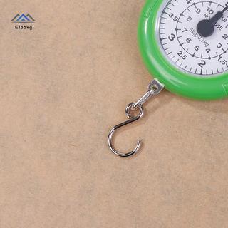 ELBBKG Con trỏ Mini Móc treo kỹ thuật số Cân lò xo Du lịch di động Hành lý Câu cá Công suất 5kg Thực phẩm mới