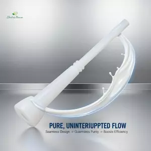 Lớp lót trắng cấp thực phẩm 2M dành cho máy vắt sữa Phụ kiện ống dài để vắt sữa bò trên trang trại sữa mới