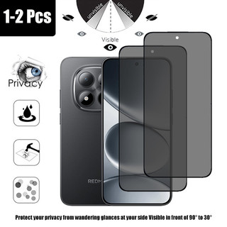 Redmi Note 15 Pro 5G 1-2 Chiếc Bảo Vệ Màn Hình Riêng Tư Kính Cường Lực Chống Nhìn Trộm Cho Xiaomi Redmi Note 14 13 4G 9D Kính Bảo Vệ Phim Chống Gián Điệp