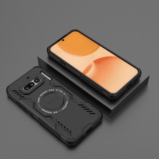 Vỏ Không Có Gì Điện Thoại 4a (4a) Nothing4a A069 Vỏ Điện Thoại Tản Nhiệt Vòng Sắt Tương Thích Từ Tính Túi Khí Bốn Góc Chống Rơi Vỏ Chống Sốc Vỏ Bảo Vệ Cứng