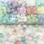 HNKMP 50 Chiếc 7x13mm Thay Đổi Dần dần Acrylic Bellflower Hạt Mũ Trang Sức Phát Hiện Quyến Rũ Vòng Tay Miếng Đệm Hạt Để Làm Đồ Trang Sức.