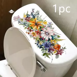 Maybest Bồn Cầu Stiers Hoa Stiers Phòng Tắm Tranh Tự Dính Chống Thấm Nước Stiers Bồn Cầu Tường Phòng Tắm Hoa Stiers {VN}