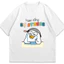 （24H SHIP）Áo thun dạo phố-tay ngắn dáng rộng-in hoạt hình Việt Nam-100% cotton-mềm mại thoải mái-thời trang-D588