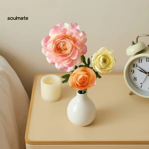 Linh hồn| Đôi Đầu Hoa Nhân Tạo Hoa Mẫu Đơn Nhân Tạo Hoa Giả Lụa Thực Tế Bloom Với Nụ Cho Bình Hoa Tự Làm Bó Hoa Tiệc Cưới Trung Tâm Đạo Cụ Chụp Ảnh Nhà