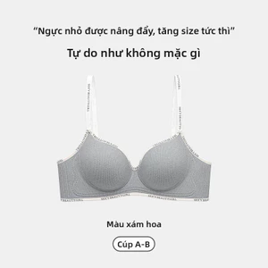 Áo ngực nữ trẻ cung cấp hỗ trợ mềm mại, ngăn ngừa chảy xệ, hình dạng ngực tiêu chuẩn, Kích thước cốc AB phổ biến, Thiết kế toàn bộ dễ dàng để phù hợp hàng ngày.