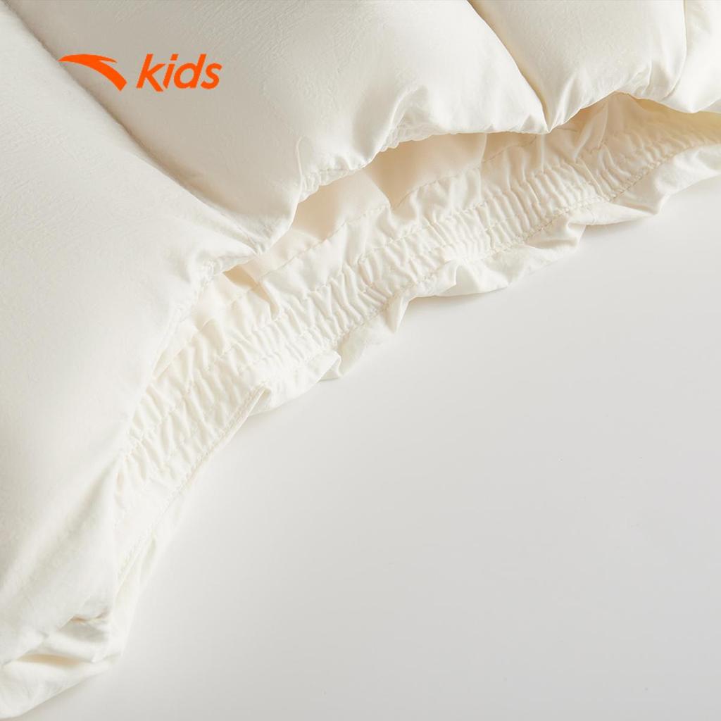ANTA Kids Áo Gile Lông Vũ Bé Gái 3625D1908. Giữ Ấm, Siêu Nhẹ, Có Mũ, Chống Gió, Phong Cách Thể Thao, Thoải Mái Vận Động