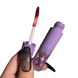 Kính vạn hoa Lip Glaze Pigeon Blood Red Matte Lipstick Mud ins Halloween Unniche Dark Series Lip Mud Ánh sáng Châu Âu-Xây ngay lập tức Hồng, Khô Không Dịch Chuyển
