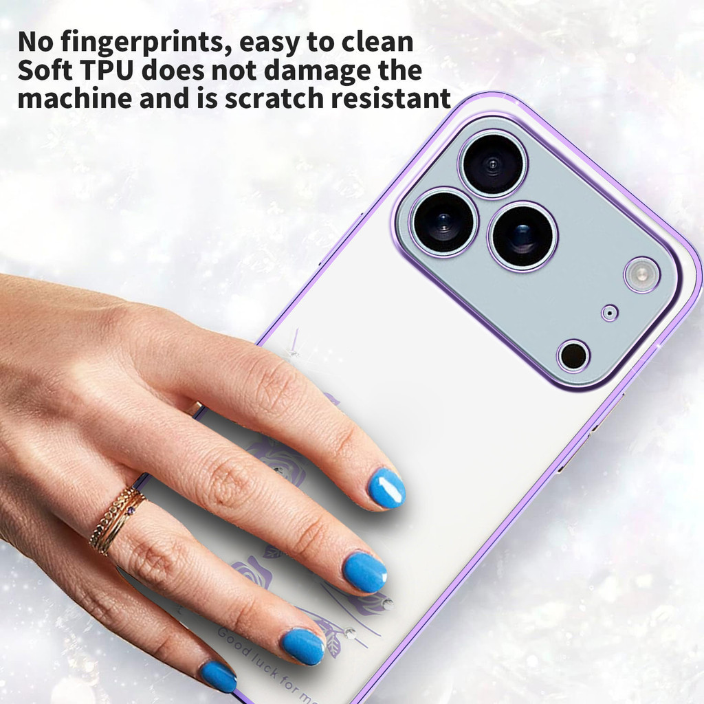 Ốp Điện Thoại Hoa TPU Mềm Cho IPhone 17 16 15 14 13 12 11 Pro Promax 17 Air Plus 6 7 8 PLUS Bốn Góc Chống Sốc Không Màu Vàng Vỏ Sạc Không Dây