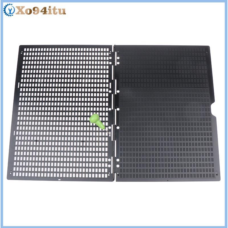 XOITU 27 Lines 30 Cells Braille Viết Slate Với 1 Stylus, Bảng Viết Cho Người Mù (Full Page) Bảng Chữ Nổi VN