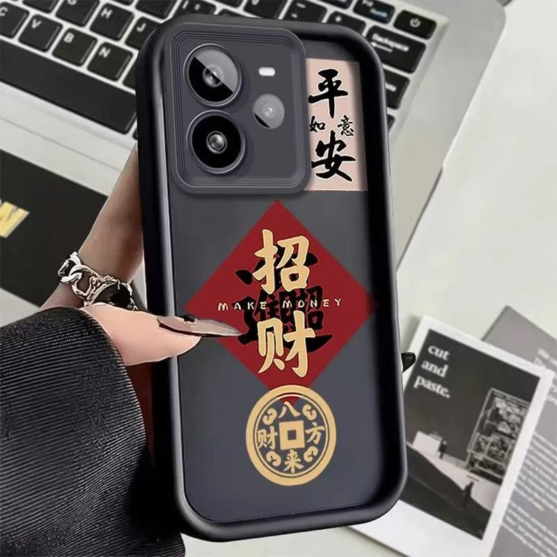 Dành Cho Realme GT 7 8 Pro 5G / realme GT6 Ốp Lưng Điện Thoại Dạo Phố Sáng Tạo Túi Khí Vỏ Bảo Vệ