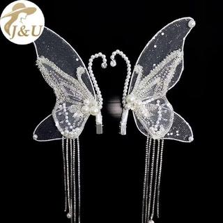 JU Bead sel Hair Pins Dành Cho Nữ Cô Gái Kẹp Bên Hàn Quốc Đơn Giản Trang Sức Phụ Kiện VN