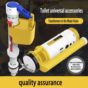 Bộ phụ kiện bồn nước toilet hoàn chỉnh cho bồn cầu kiểu cũ, bao gồm van vào và van ra