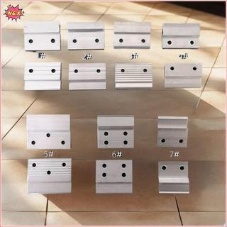 N & X 1 Cặp Móc Treo Hình Cleat Pháp Nhôm Nặng Z-Clamps Lồng Vào Nhau Treo Tường Giá Đỡ Hình Ảnh Cho Gương.