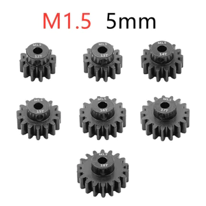 Thép 5mm M1.5 Kim Loại Bánh Răng Bánh Răng Động Cơ Bánh Răng 12T-18T Cho 1 / 8 1 / 10 TRAXXAS ARRMA LOSI RCCar Phụ Kiện Động Cơ Chất Lượng Cao