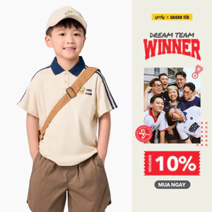 Áo thun trẻ em 2-8 tuổi YODY co giãn nhẹ cotton an toàn, thân thiện với làn da APK7107