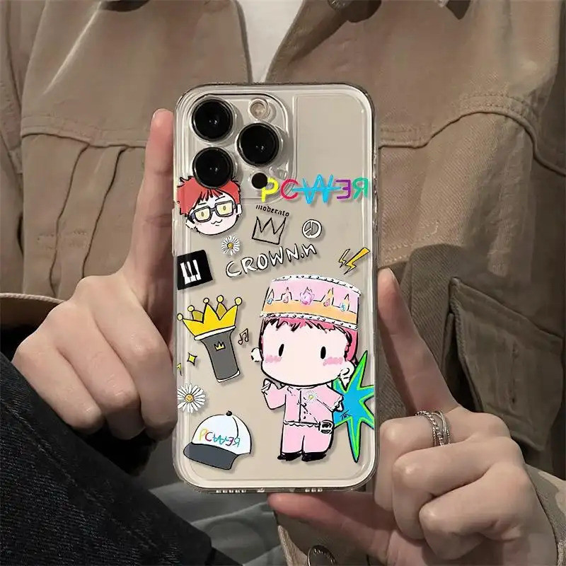 Ốp lưng chống sốc G-Dragon Q-version thiết kế phong cách cá tính độc đáo Bảo Vệ Camera Cấp iPhone 17/16/15/14/13/12/11 M