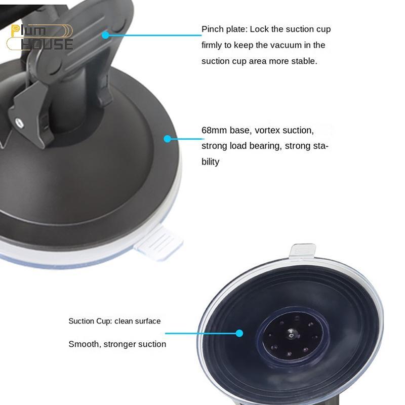 PlumHOUSE Ô Tô GPS DV DVR Đa Năng Mini Ô Tô Hút Cốc Gắn Chân Máy Giá Đỡ Gắn Xe Ô Tô GPS DV DVR Camera Phụ Kiện Đa Năng VN