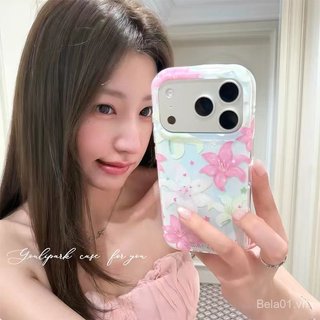Ốp Điện Thoại Thích Hợp Cho iPhone Nhiều Màu Sắc Lily iPhone17 Ốp Điện Thoại 16 / 15 / 14pro Phong Cách Mới iPhone13 Hai Lớp Xs / 8 / 7p Vỏ Bảo Vệ XOA