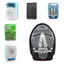 Bộ sạc pin di động DELMER, Màn hình LCD Bộ sạc pin đa năng đa năng, Cổng USB Bộ chuyển đổi sạc chất lượng cao Phích cắm US Điện thoại di động dành cho người cao tuổi