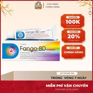 [Chính Hãng] Kem bôi lang beng, hắc lào, giảm ban đỏ, nấm da đầu Fango-B Cream 15gr Siêu Hiệu Quả