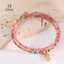 Mới Phong Cách Trung Quốc Rhodolite May Mắn May Mắn Vòng Hạt Vòng Cổ Nữ Thiết Kế Phù Hợp Với Vòng Cổ Tay Nữ