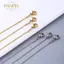 PNPIA- 0.9 / 1.2 / 1.5 / 2.0MM Thép Không Gỉ Nelace Dành Cho Nam Hip Hop Thép Titan Vuông Rắn Dây Xích Nelace Phụ Kiện Trang Sức