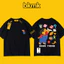 XS-3XL Áo Sơ Mi Cao Cấp BKMK Hoạt Hình Lớn Crayon Shin chan Họa Tiết In 100% Cotton Cao Cấp Unisex Cổ Tròn Áo Thun