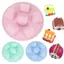 Khuôn làm bánh silicon DAYBREAK, Hình dạng chất liệu silicon Khuôn làm bánh gừng, Bề mặt chống dính 6 khoang Thiết kế thủ công DIY Khuôn trang trí bánh Pasteleria Accesorios