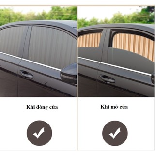 Bộ 4 Rèm Che Nắng Nam Châm Ô Tô, Chắn Nắng, Nóng, Cách Nhiệt, Chống UV, Dễ Lắp Cho Xe Khung Kim Loại