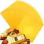JCSYFAC 100 Cái 20 * 20cm Tự Làm Thực Phẩm Nhôm Lá Giấy Gói Giấy Miếng Dán Cho Sô Cô La Kẹo Tiệc Cưới Quà Tặng Sinh Nhật Trang Trí Mới