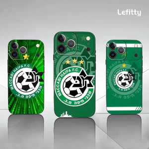 TP-1 Flag M-Maccabi H-Haifa Ốp Lưng Điện Thoại IPhone 17 16 15 14 13 12 11 Pro Max Plus Mini Đen Mờ Vỏ Mềm Funda