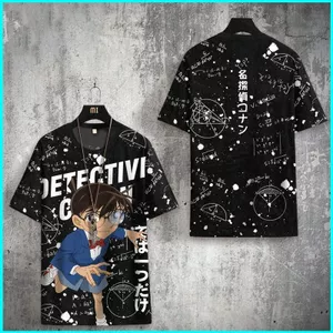 SY3 Thám Tử Lừng Danh Conan Áo Thun Anime Unisex Tee Cho Trẻ Em Người Lớn Cosplay 3D Áo Sơ Mi Mùa Hè Tay Ngắn Hàng Đầu Plus Kích Thước YS