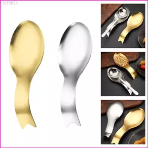 Stainless Steel Spoon Rest Ladle Holder Rusts Resistant for Kitchen Organization