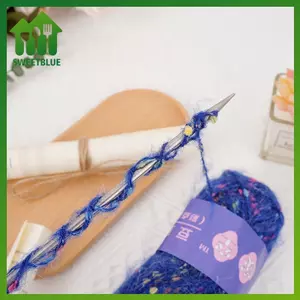 SWEET Màu Cầu Vồng Chấm Mohair Sợi Bóng Mềm Mại Dệt Kim Renfortable Cho DIY Khăn Áo Len Khăn Choàng Khăn Choàng Choàng Móc n