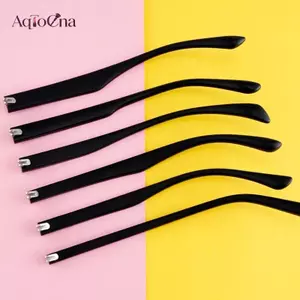 AqToCna 1 Cặp Kính Mắt Đền Cánh Tay Đôi Răng Phẳng Răng TR90 Kính Mắt Thay Thế Chống Trơn Trượt Chân Kính Phụ Kiện Sửa Chữa AqToCna