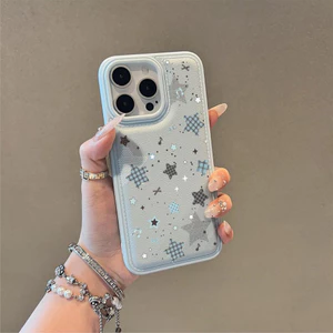 Ngôi sao sọc phù hợp với iPhone 17/16promax/15 vỏ bánh mì 12 xu hướng sáng tạo mới