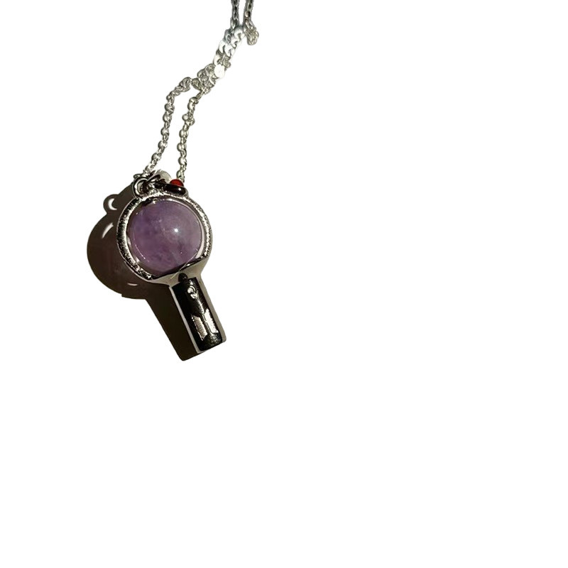 Kpop Thần Tượng BTS Vòng Cổ Quân Đội Bom Pha Lê Tím Quyến Rũ Choker Quạt Hỗ Trợ Trang Sức Phụ Kiện Thời Trang