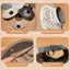 Mũ câu cá 18cm Vành siêu lớn Quạt chạy bằng năng lượng mặt trời Chống tia cực tím Mũ chống nắng có thể điều chỉnh để sử dụng ngoài trời mới