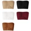 Áo ngực quây BORAGETE, Áo ngực Bandeau cỡ lớn S / M / L / XL / XXL, Phong cách Châu Âu Plus Size Ống đóng cửa phía trước liền mạch Top Sporty