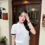 Áo Len Nữ Dáng Polo Cộc Tay Kẻ Sọc , Chất Lông Thỏ Mềm, Cổ Bẻ, Form Vừa Hàn Quốc